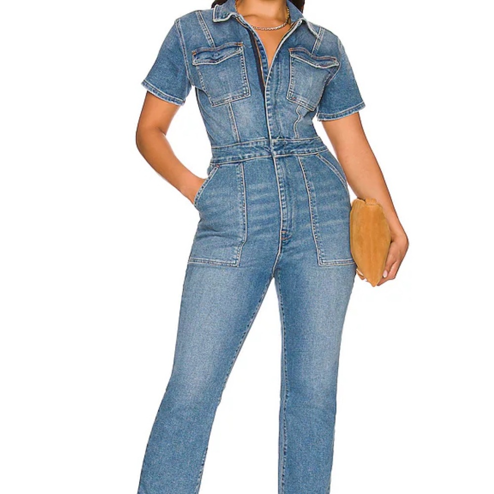 Good American Fit For Success Jumpsuit in Blue274